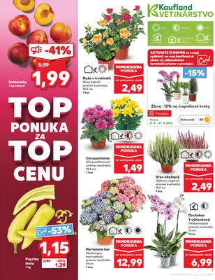 Kaufland 21.8. - 27.8. - Kaufland Tvrdošín