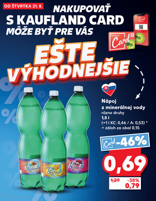 Kaufland 21.8. - 27.8. - Kaufland Tvrdošín