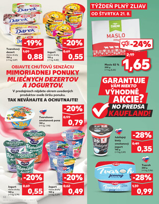 Kaufland 21.8. - 27.8. - Kaufland Brezno