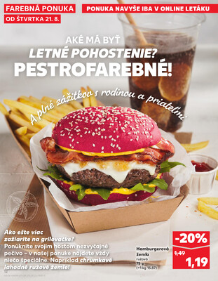 Kaufland 21.8. - 27.8. - Kaufland Spišská Nová Ves