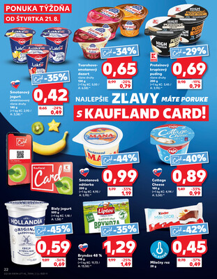 Kaufland 21.8. - 27.8. - Kaufland Spišská Nová Ves