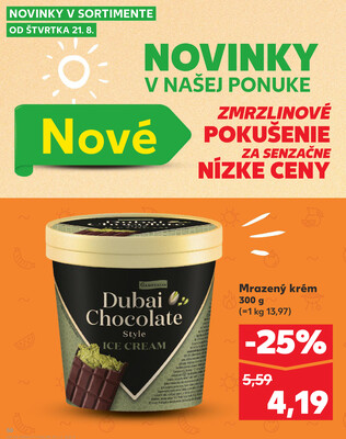 Kaufland 21.8. - 27.8. - Kaufland Spišská Nová Ves