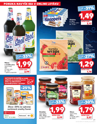 Kaufland 21.8. - 27.8. - Kaufland Vranov nad Topľou