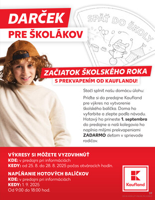 Kaufland 21.8. - 27.8. - Kaufland Vranov nad Topľou