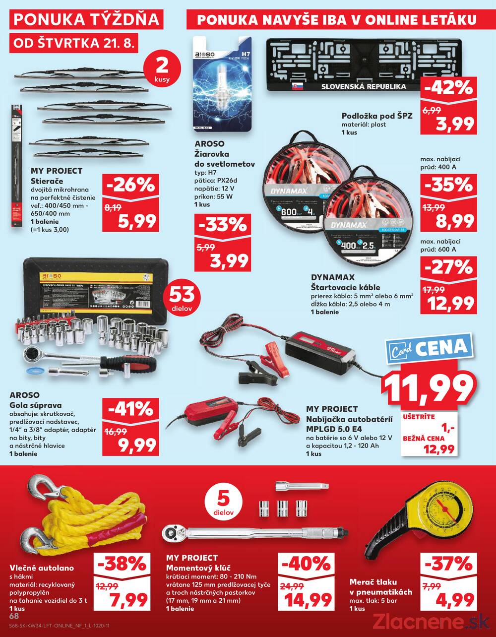 Leták Kaufland - Kaufland 21.8. - 27.8. - Kaufland Stará Ľubovňa - strana 68