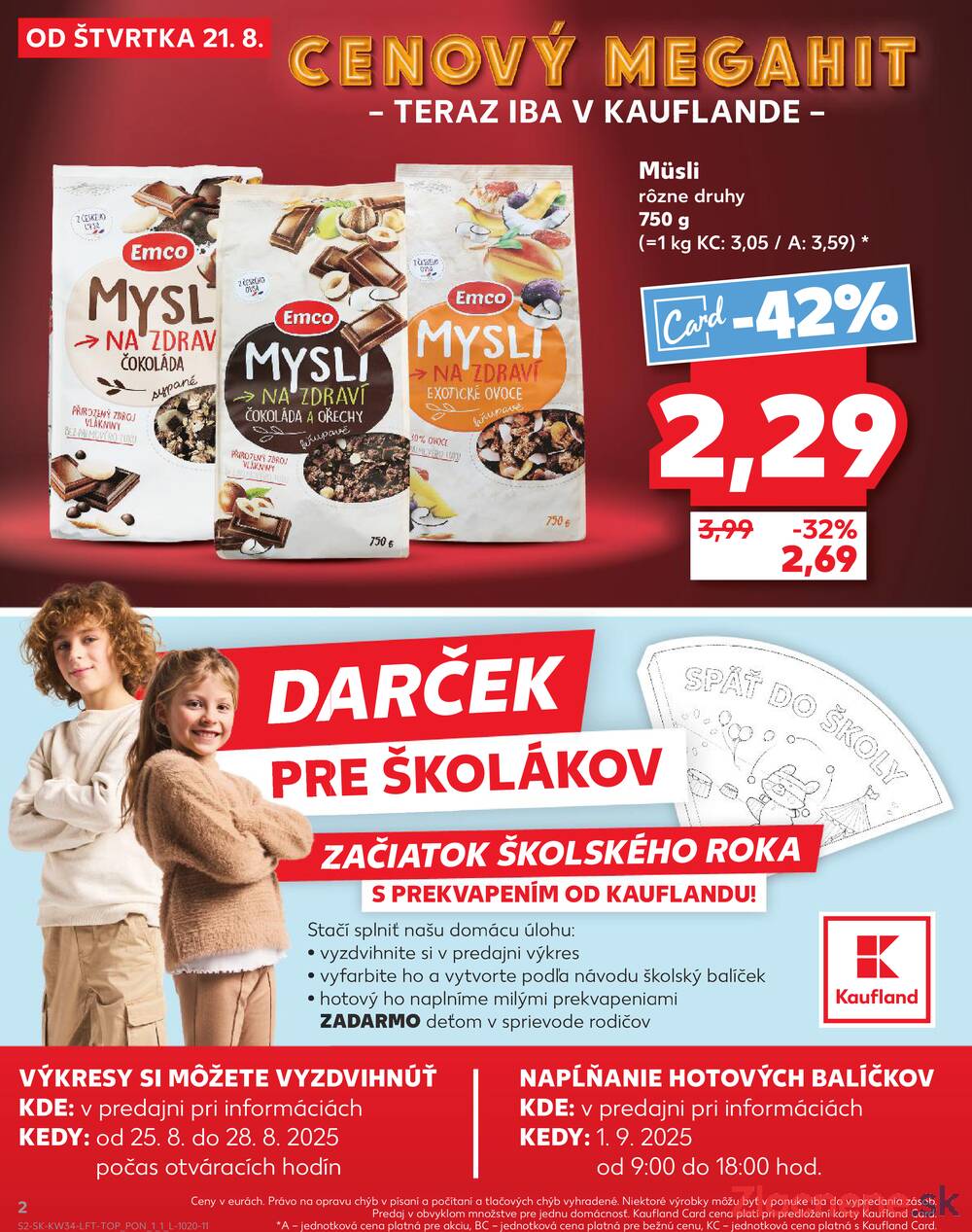Leták Kaufland - Kaufland 21.8. - 27.8. - Kaufland Kežmarok - strana 2