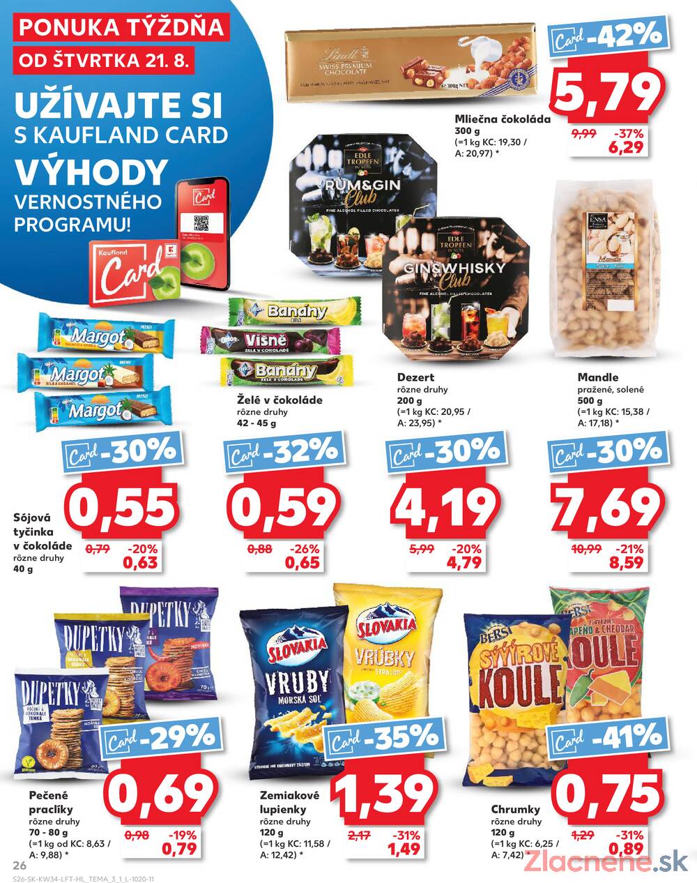 Leták Kaufland - Kaufland 21.8. - 27.8. - Kaufland Kežmarok - strana 26