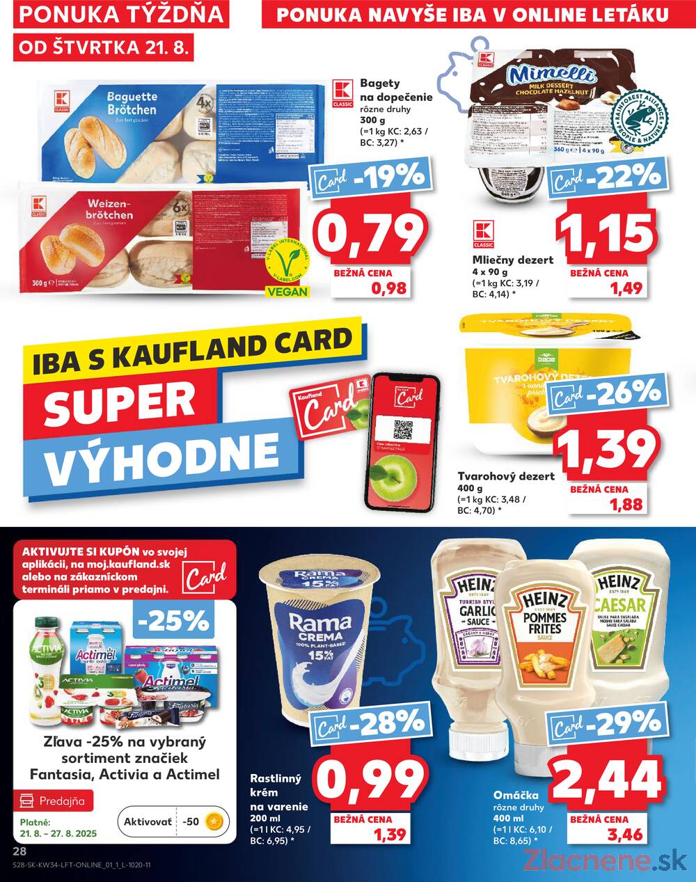 Leták Kaufland - Kaufland 21.8. - 27.8. - Kaufland Kežmarok - strana 28