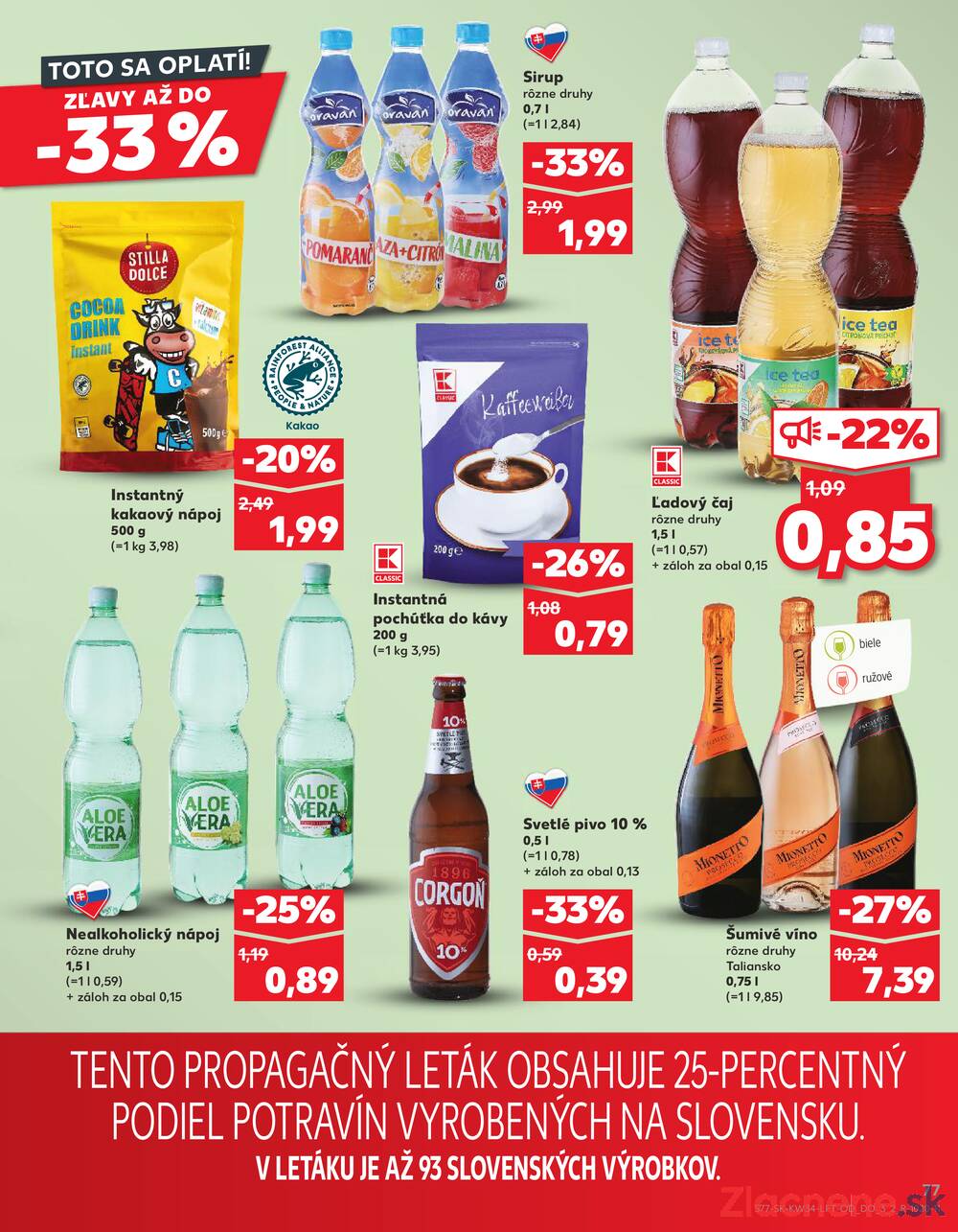 Leták Kaufland - Kaufland 21.8. - 27.8. - Kaufland Trebišov - strana 77