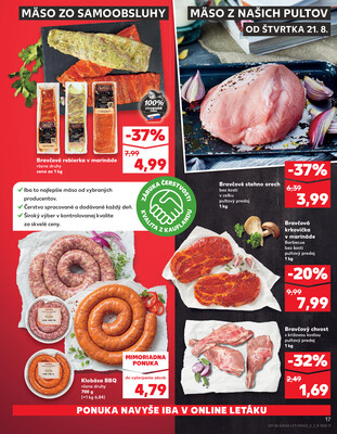 Kaufland 21.8. - 27.8. - Kaufland Rožňava