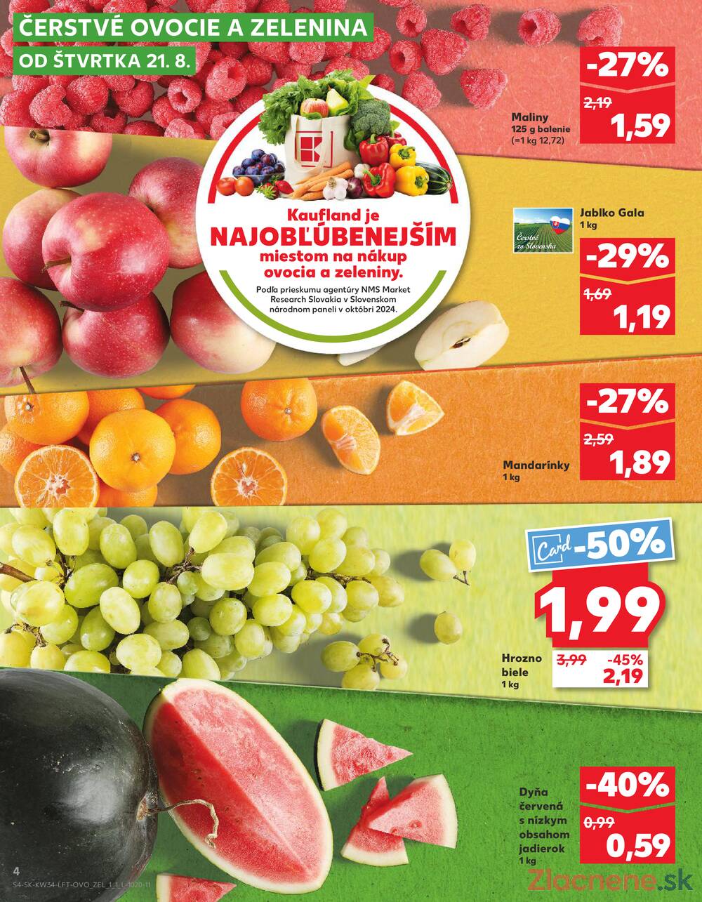 Leták Kaufland - Kaufland 21.8. - 27.8. - Kaufland Svidník - strana 4
