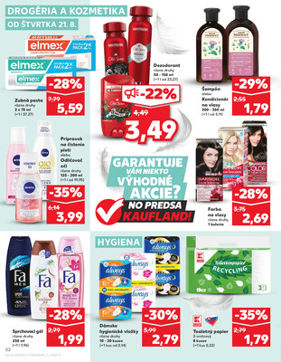 Kaufland 21.8. - 27.8. - Kaufland Svidník