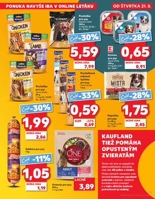 Kaufland 21.8. - 27.8. - Kaufland Svidník