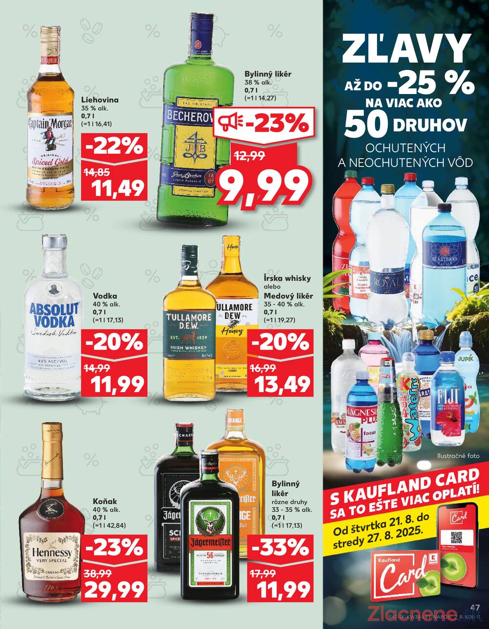 Leták Kaufland - Kaufland 21.8. - 27.8. - Kaufland Michalovce (Humenská cesta) - strana 47