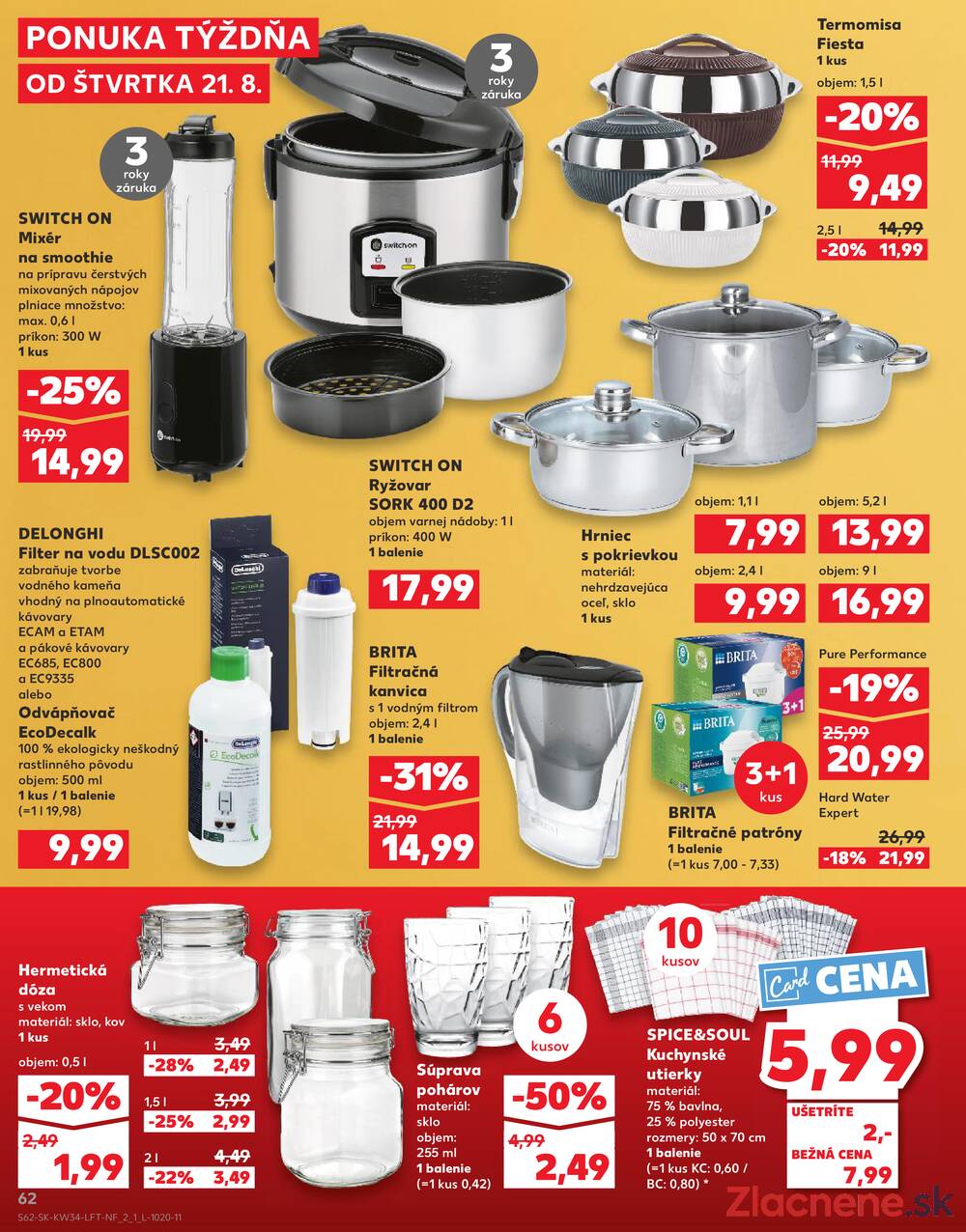 Leták Kaufland - Kaufland 21.8. - 27.8. - Kaufland Michalovce (Humenská cesta) - strana 62