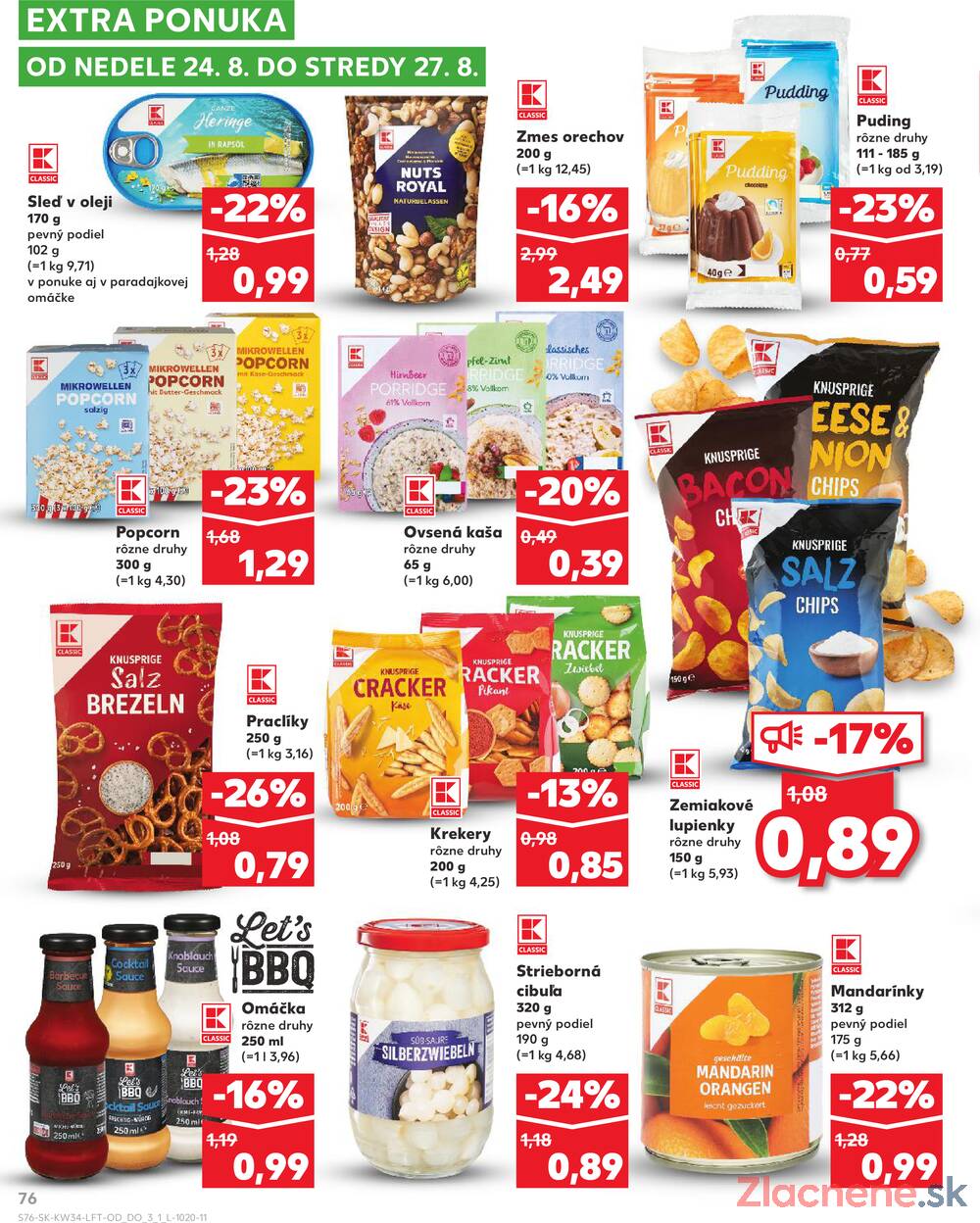 Leták Kaufland - Kaufland 21.8. - 27.8. - Kaufland Dunajská Streda - strana 76