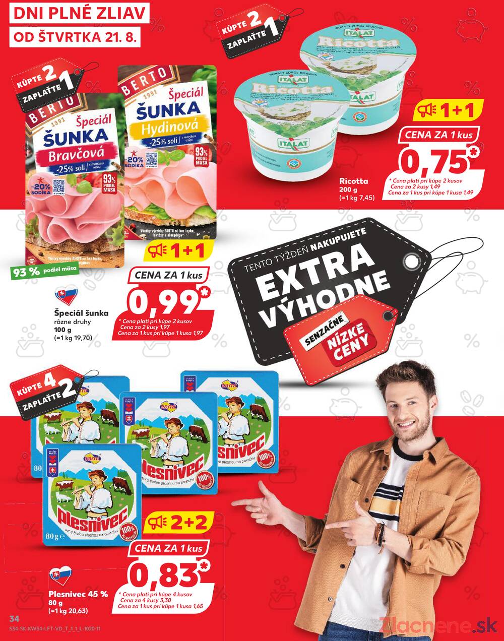 Leták Kaufland - Kaufland 21.8. - 27.8. - Kaufland Bratislava - Rača - strana 34