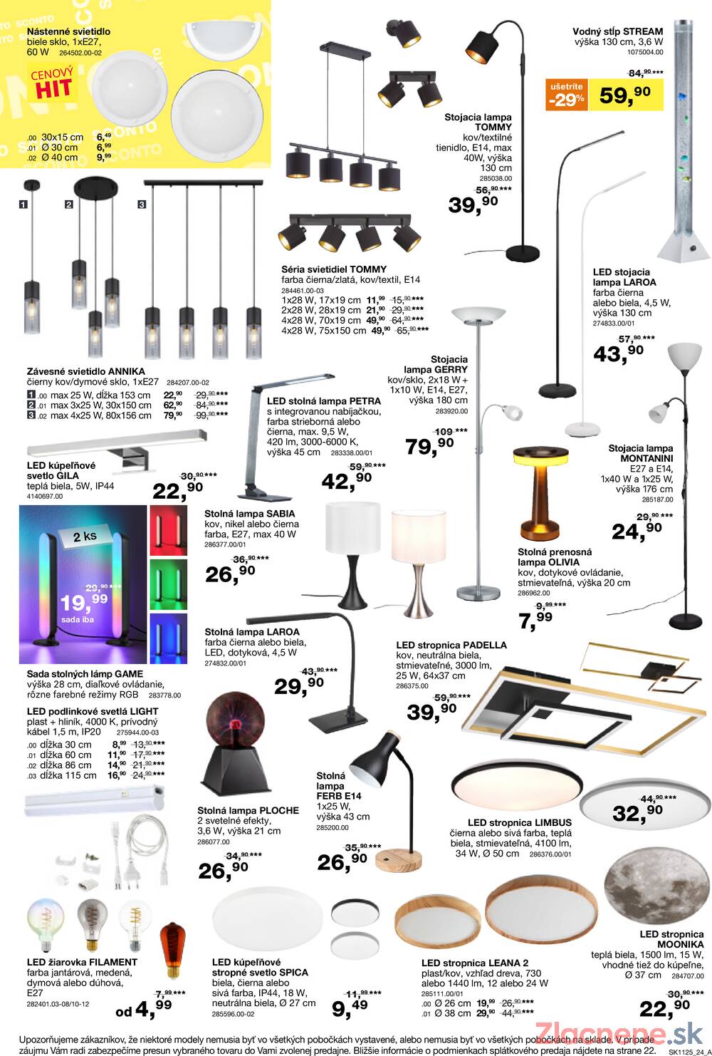 Leták SCONTO nábytok - Sconto nábytok od 27.8. do 23.9.2025 - strana 24