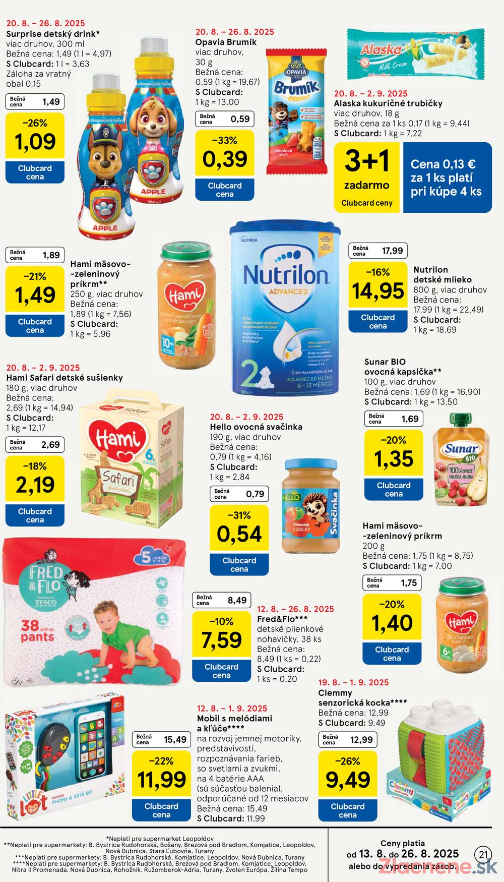 Leták Tesco - Tesco supermarkety od 20.8. do 26.8.2025 - strana 21