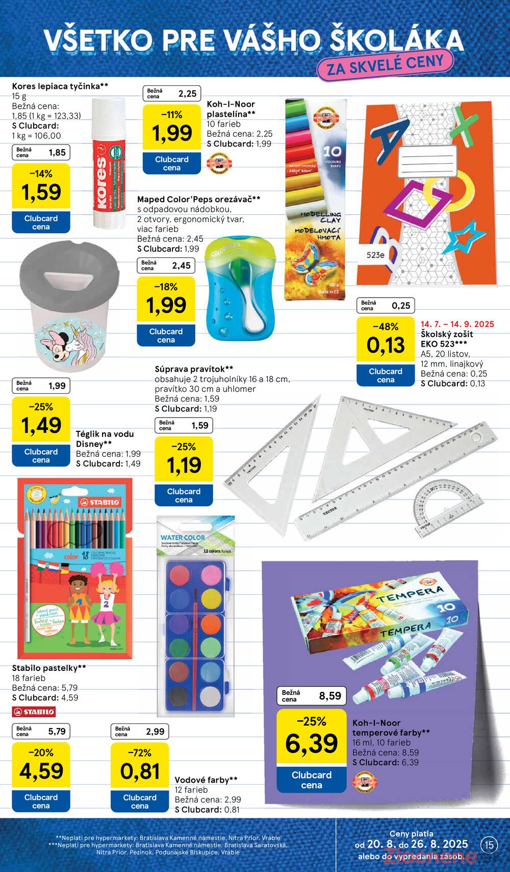 Leták Tesco - Tesco malé hypermarkety od 20.8. do 26.8.2025 - strana 15