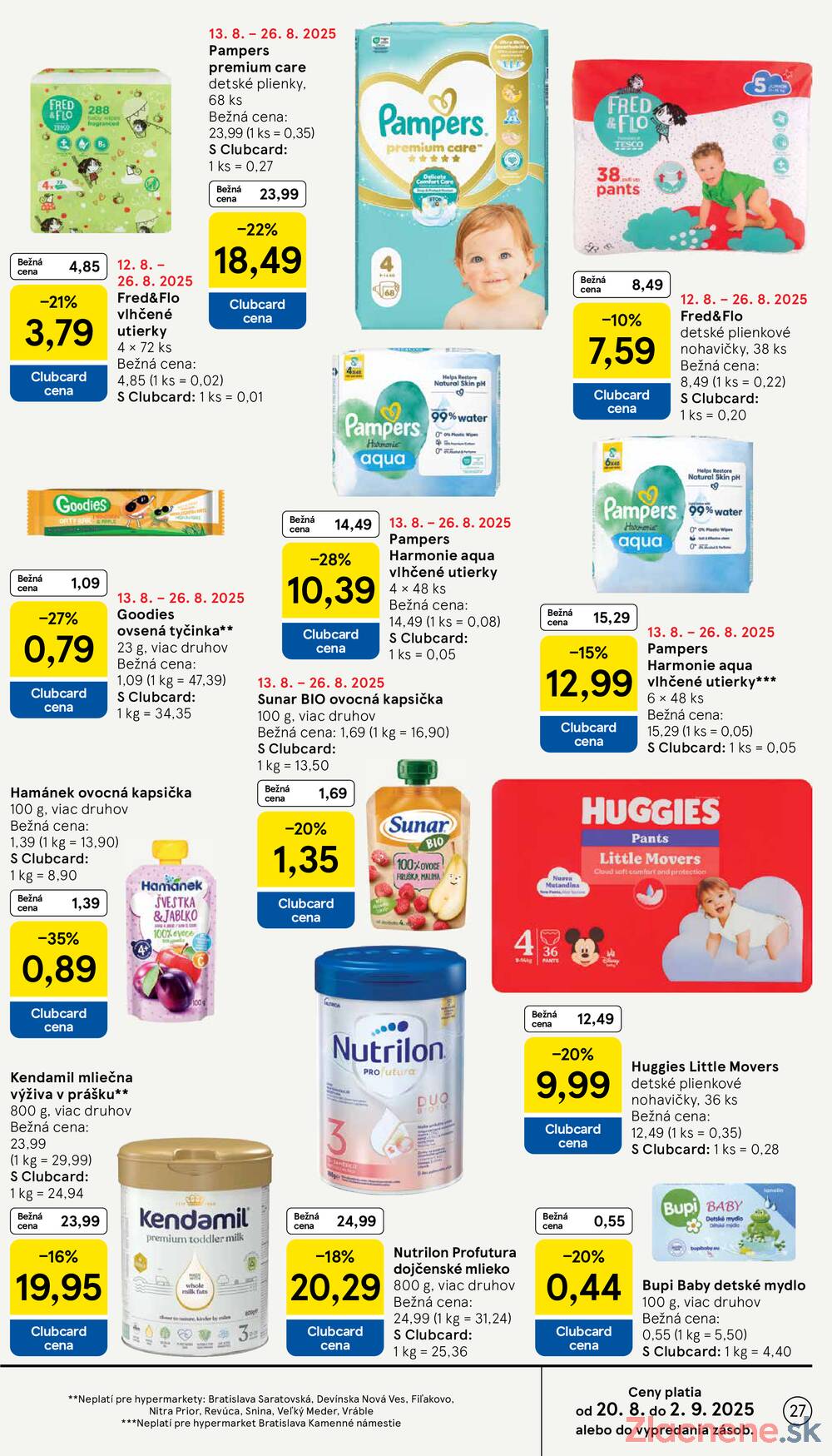Leták Tesco - Tesco malé hypermarkety od 20.8. do 26.8.2025 - strana 27