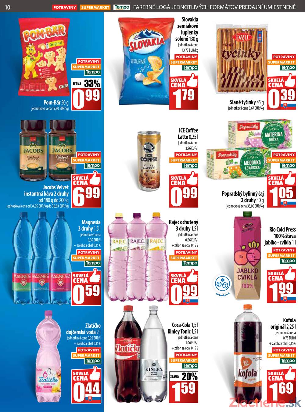Leták COOP Jednota Slovensko - COOP do 27.8. - strana 10