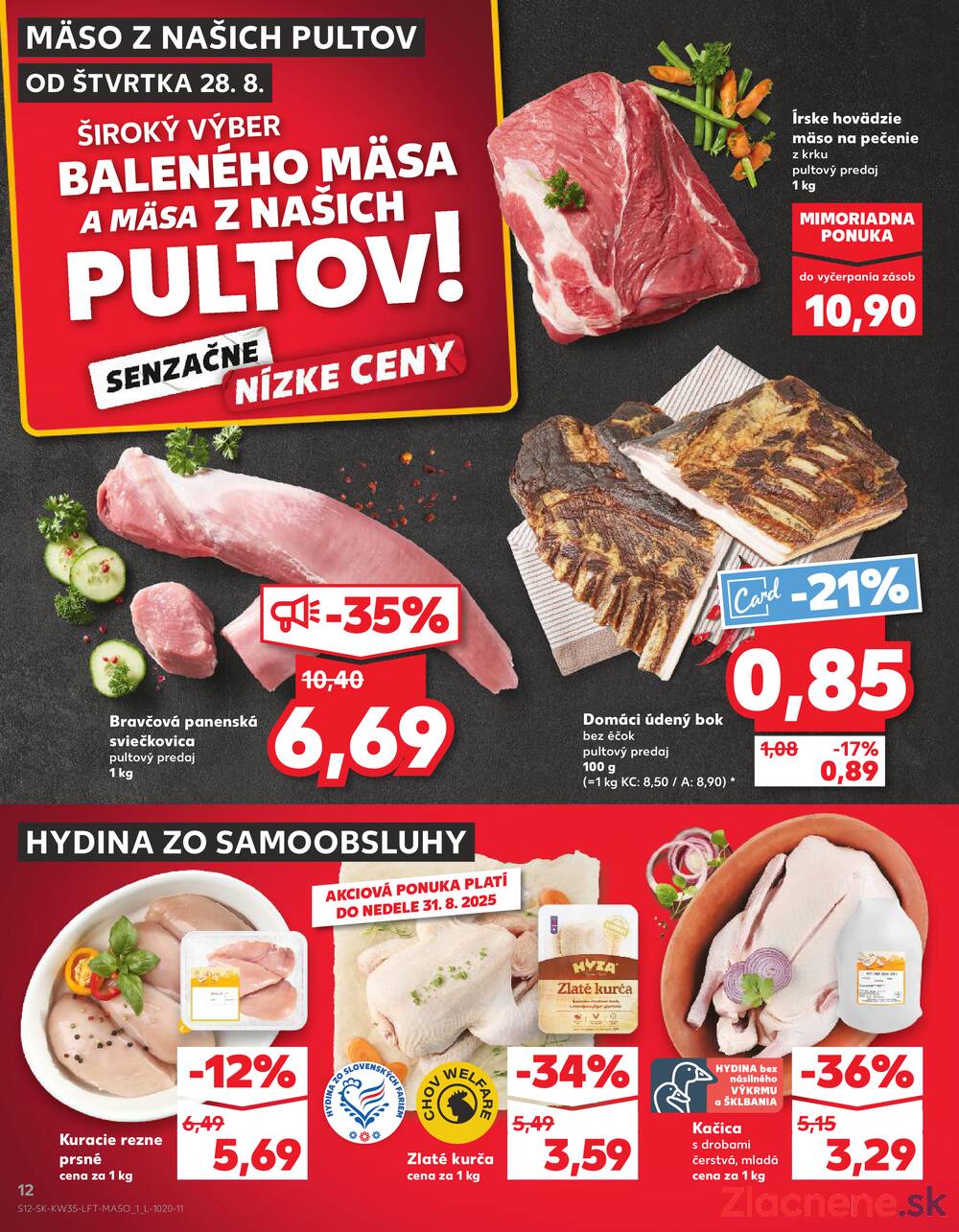 Leták Kaufland - Kaufland 28.8. - 3.9. - Kaufland Spišská Nová Ves - strana 12