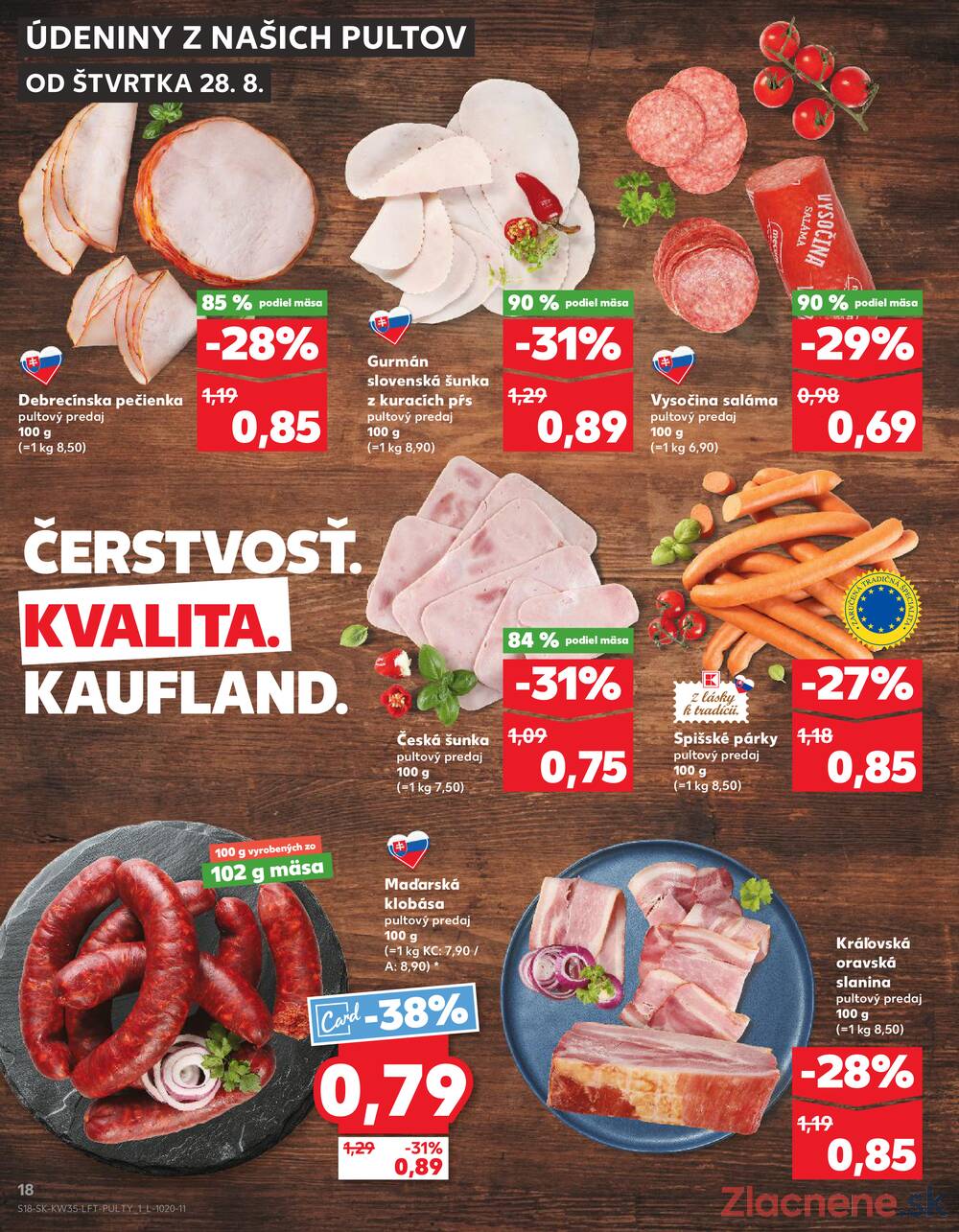 Leták Kaufland - Kaufland 28.8. - 3.9. - Kaufland Piešťany - strana 18