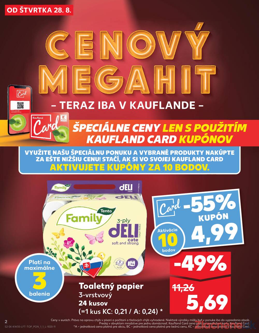 Leták Kaufland - Kaufland 28.8. - 3.9. - Kaufland - Pezinok-Grinava - strana 2