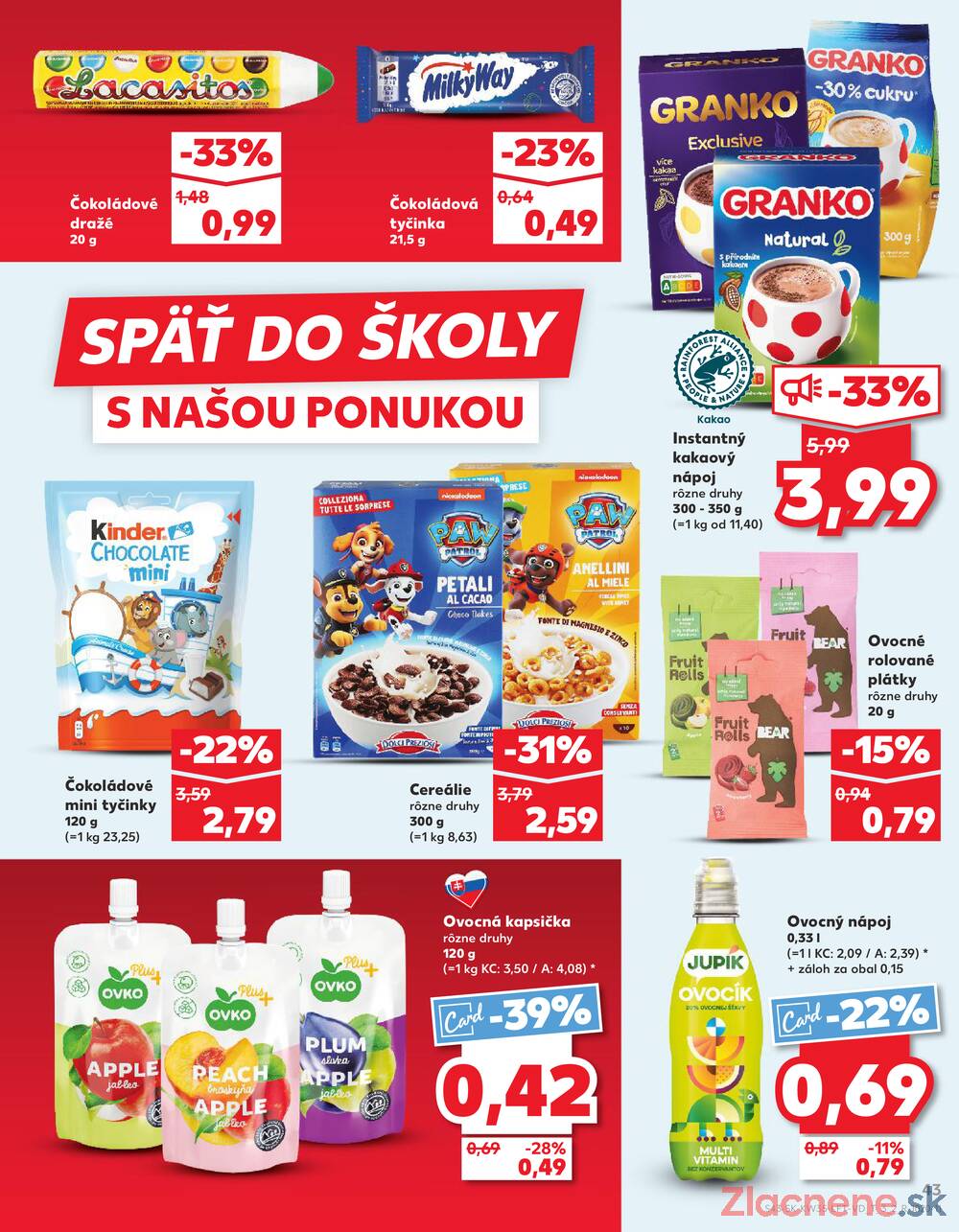 Leták Kaufland - Kaufland 28.8. - 3.9. - Kaufland Topoľčany - strana 43
