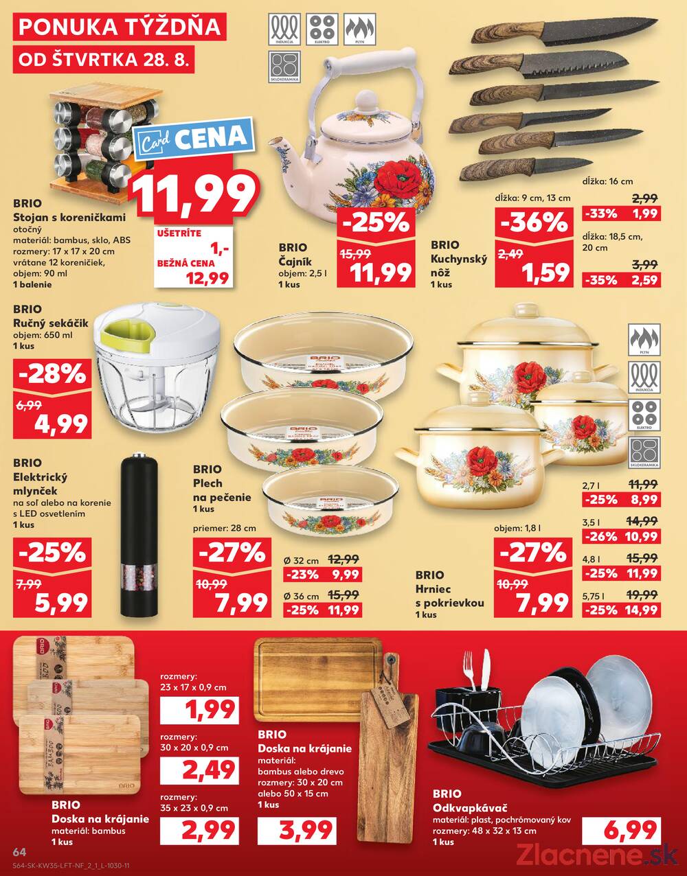 Leták Kaufland - Kaufland 28.8. - 3.9. - Kaufland Topoľčany - strana 64