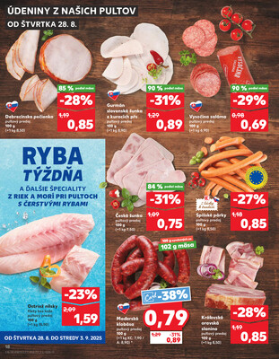 Kaufland 28.8. - 3.9. - Kaufland Topoľčany