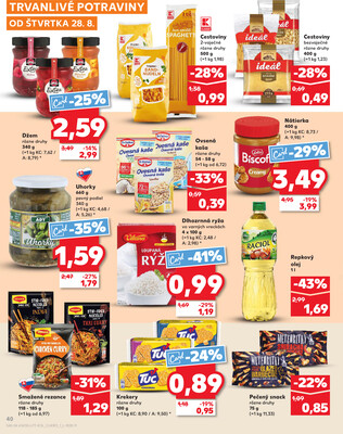 Kaufland 28.8. - 3.9. - Kaufland Topoľčany