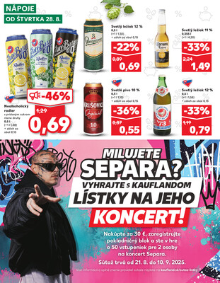 Kaufland 28.8. - 3.9. - Kaufland Malacky