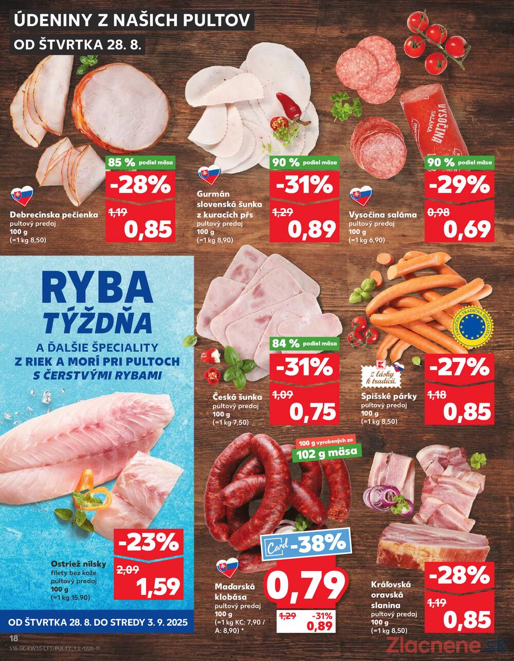 Leták Kaufland - Kaufland 28.8. - 3.9. - Kaufland (Harmincova, Bratislava - Dúbravka) - strana 18