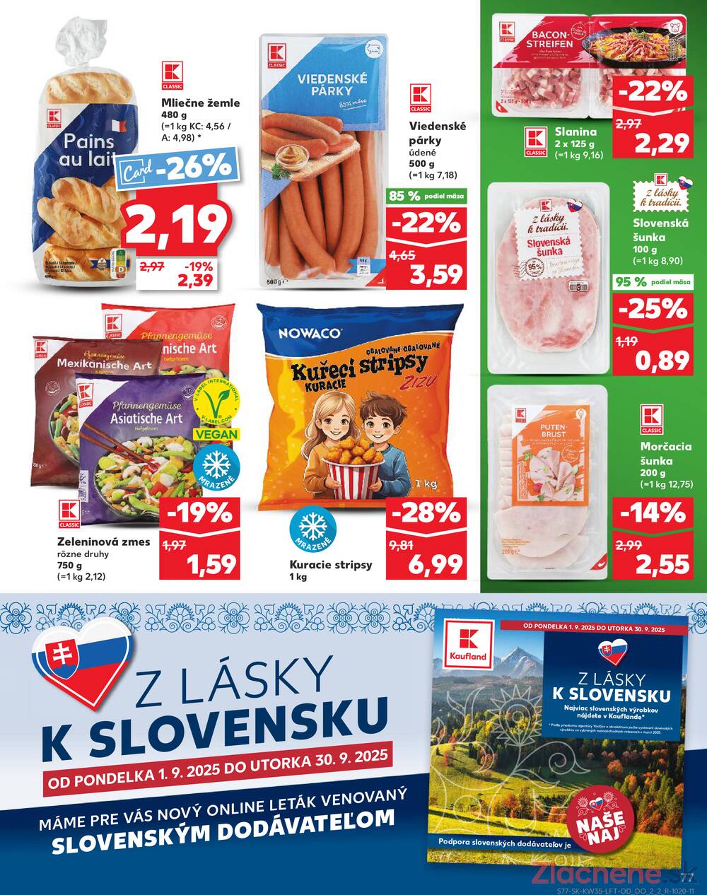 Leták Kaufland - Kaufland 28.8. - 3.9. - Kaufland Bratislava - Avion (Ivanská cesta) - strana 77