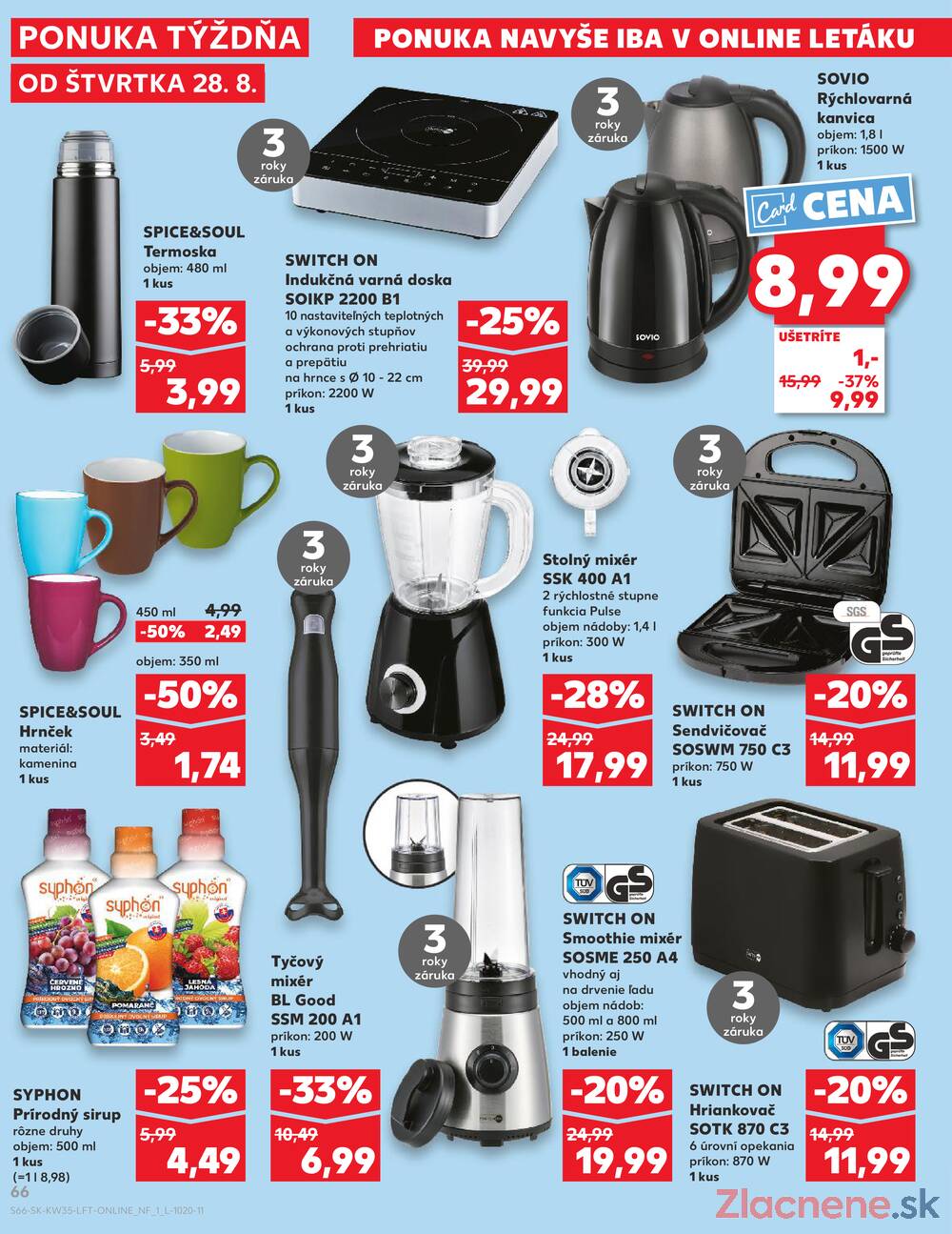 Leták Kaufland - Kaufland 28.8. - 3.9. - Kaufland Liptovský Mikuláš - strana 66