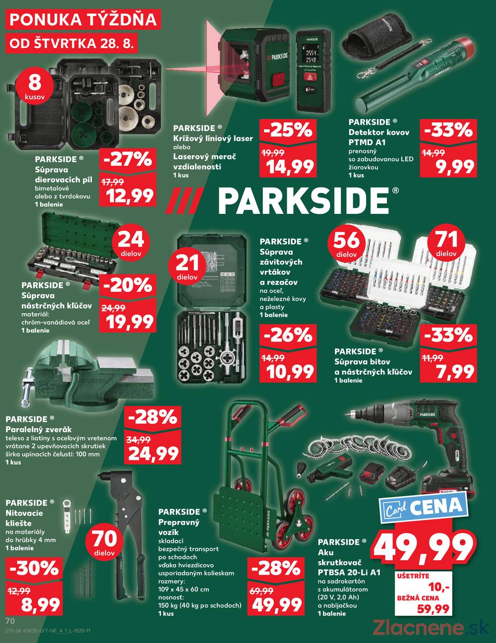 Leták Kaufland - Kaufland 28.8. - 3.9. - Kaufland Liptovský Mikuláš - strana 70