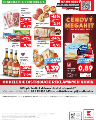 Kaufland 28.8. - 3.9. - Kaufland Liptovský Mikuláš