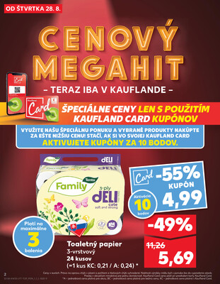 Kaufland 28.8. - 3.9. - Kaufland Šamorín-Mliečno - Krajinská cesta