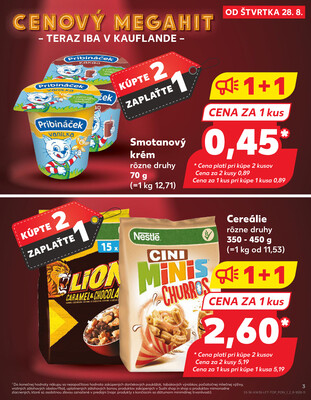 Kaufland 28.8. - 3.9. - Kaufland Šamorín-Mliečno - Krajinská cesta