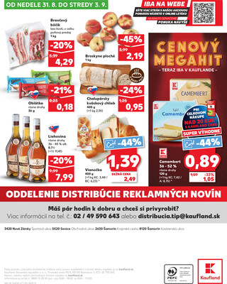 Kaufland 28.8. - 3.9. - Kaufland Senica