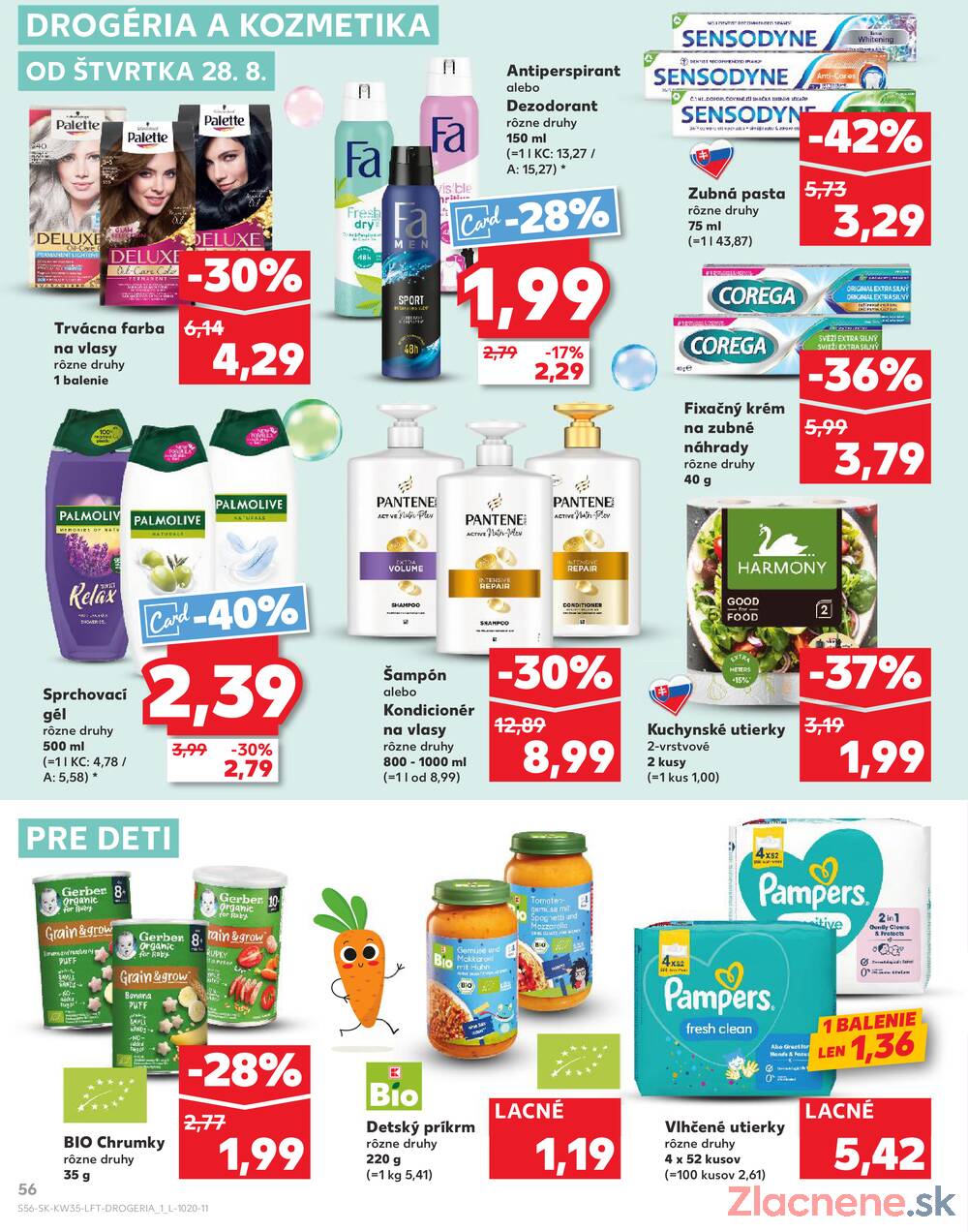 Leták Kaufland - Kaufland 28.8. - 3.9. - Kaufland Košice - Popradská  - strana 56