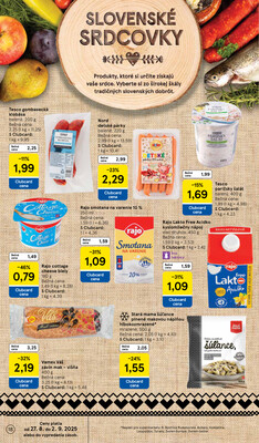 Tesco supermarkety od 27.8. do 2.9.2025