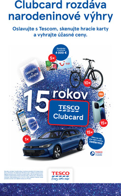 Tesco malé hypermarkety od 27.8. do 2.9.2025