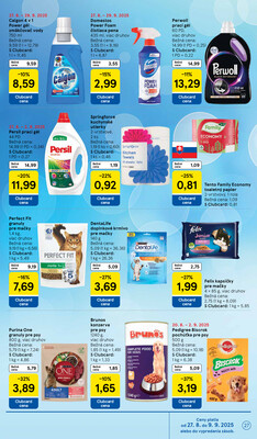 Tesco malé hypermarkety od 27.8. do 2.9.2025