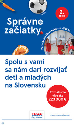 Tesco malé hypermarkety od 27.8. do 2.9.2025