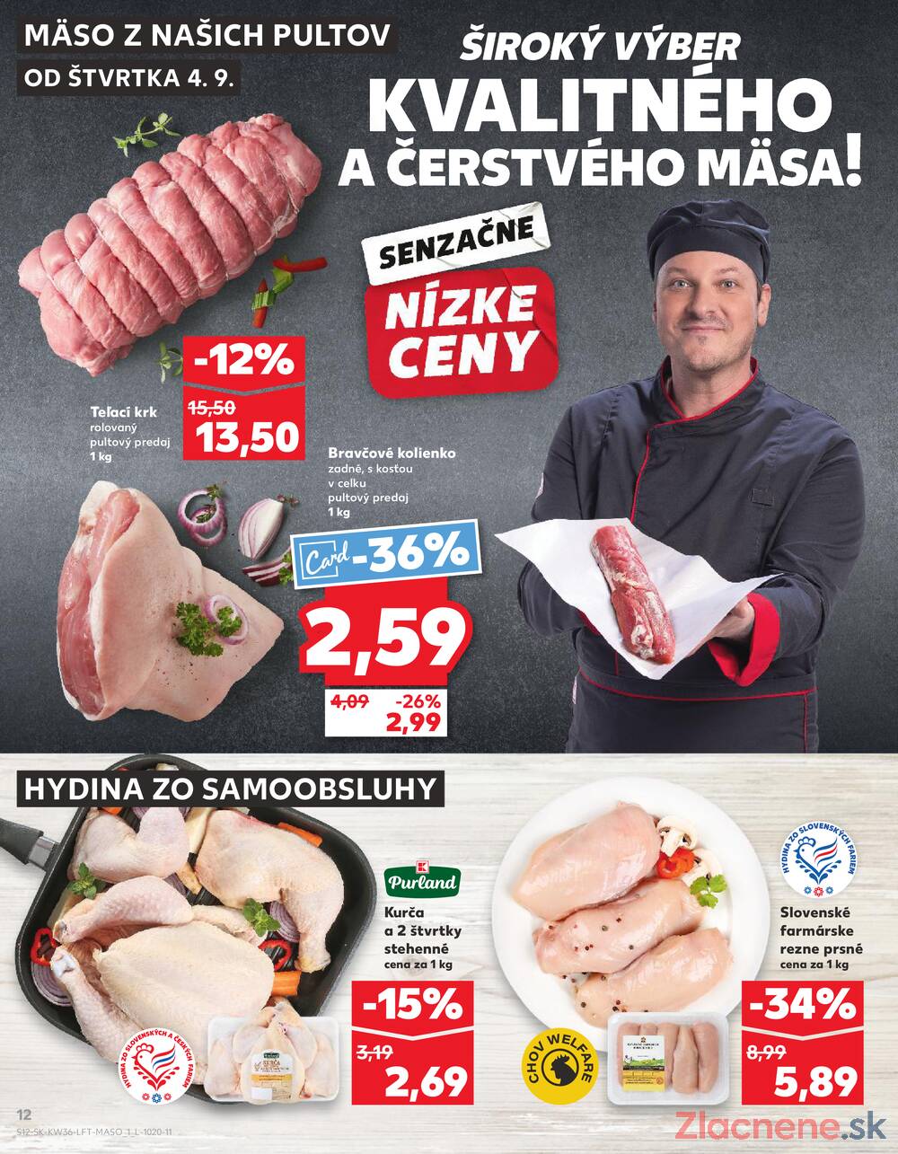 Leták Kaufland - Kaufland 4.9. - 10.9. - Kaufland Tvrdošín - strana 12