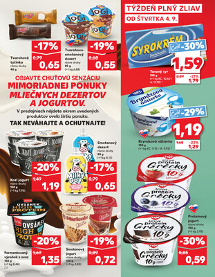 Kaufland 4.9. - 10.9. - Kaufland Bytča