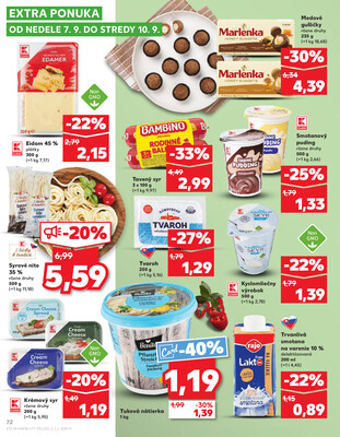 Kaufland 4.9. - 10.9. - Kaufland Michalovce
